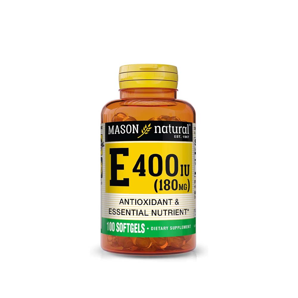 Mason Natural Vitamin E 180mg (400 IU) 100 Softgels