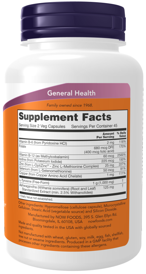 NOW Thyroid Energy - 90 Capsules