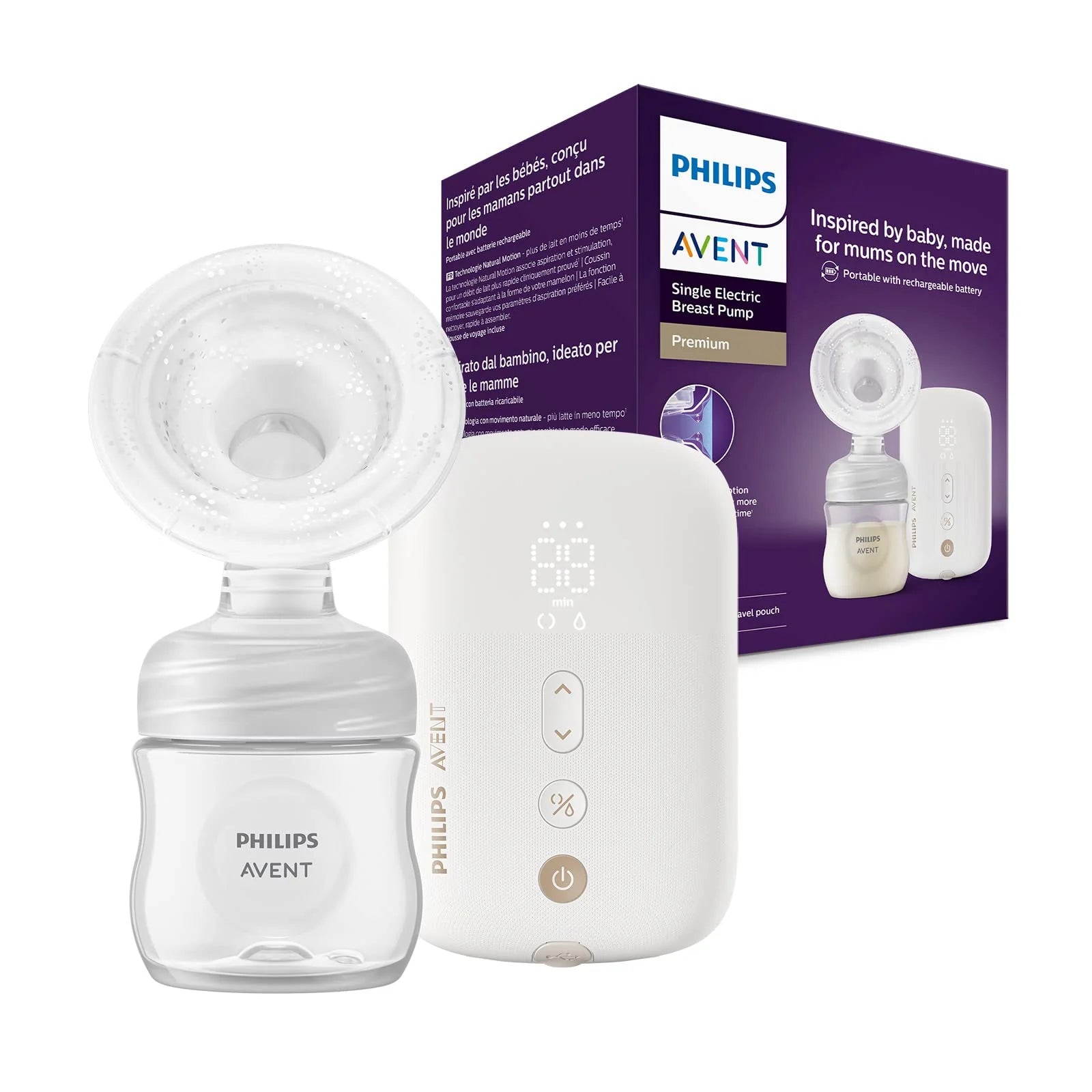 Philips Avent Comfort Single Electric Breast Pump Rechargeable
