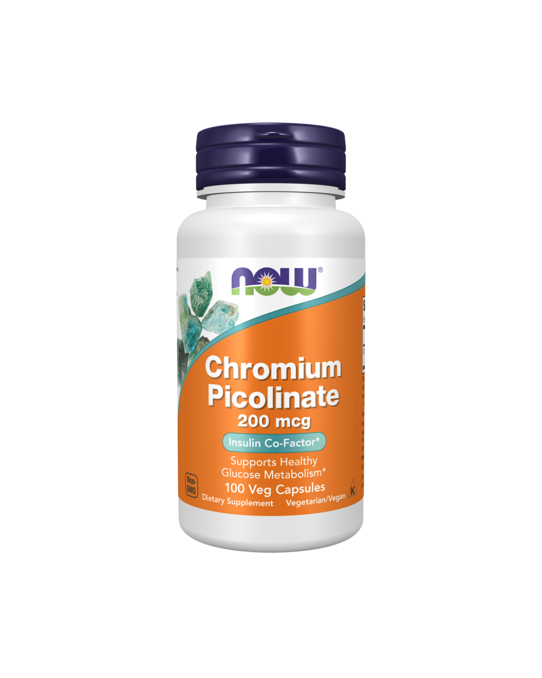 NOW Chromium Picolinate 200mcg - 100 Capsules