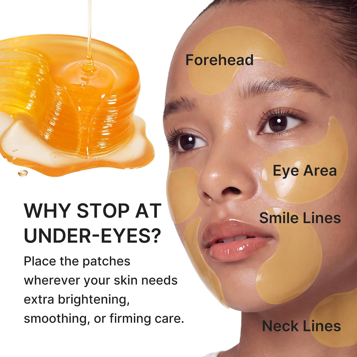 Medicube Kojic Acid Turmeric Eye Patches - 60 pcs