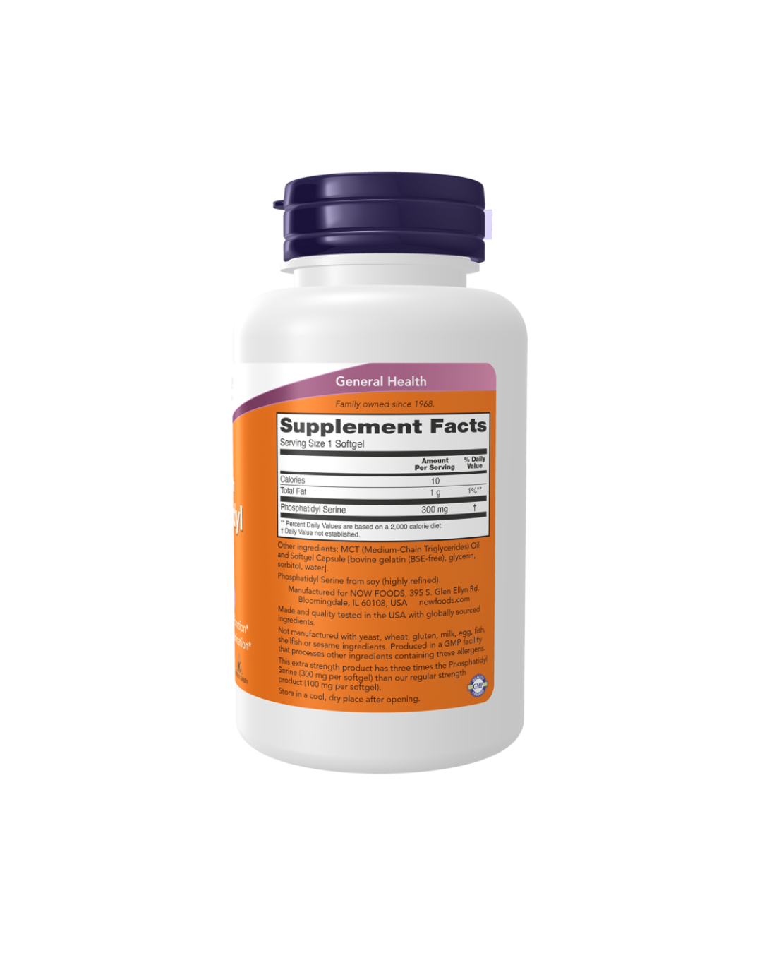 NOW Phosphatidyl Serine 300mg - 50 Softgels