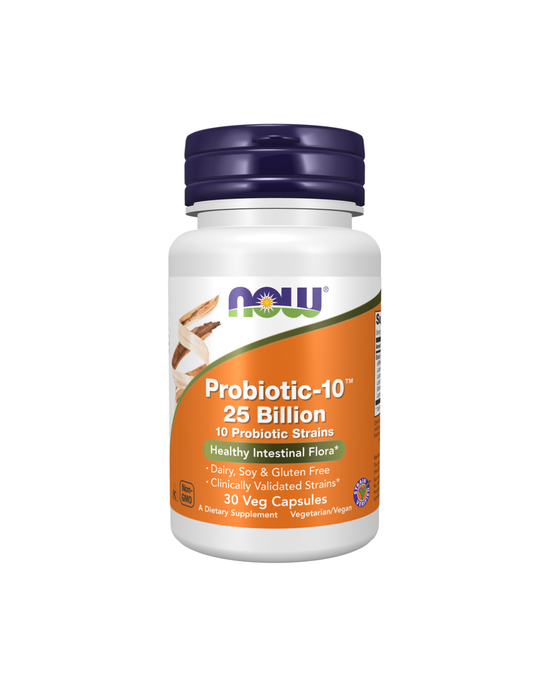 NOW Probiotic-10 25 Billion - 30 Capsules