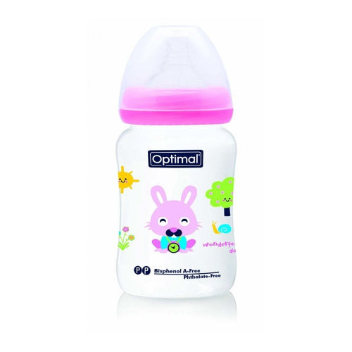 Optimal PP Wide Neck Feeding Bottle