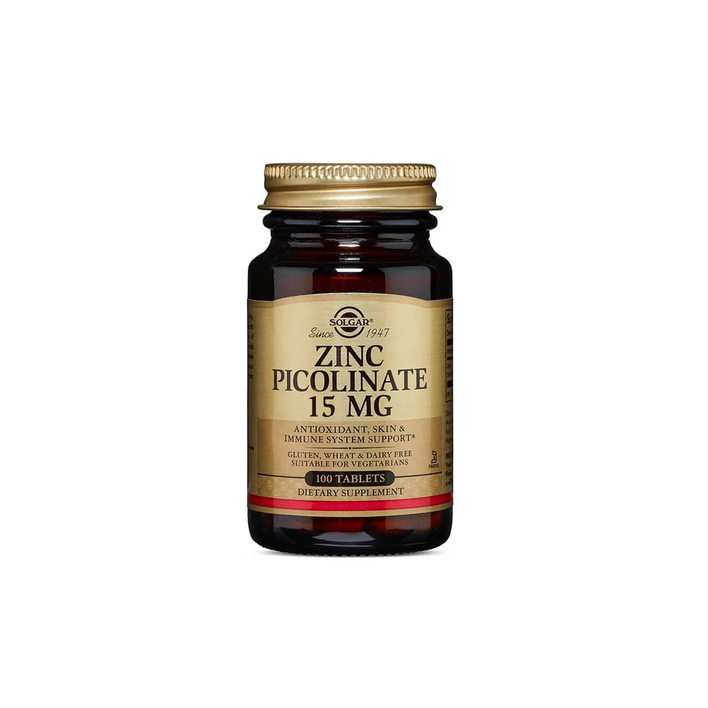 Solgar Zinc Picolinate 15mg - 100 Tabs