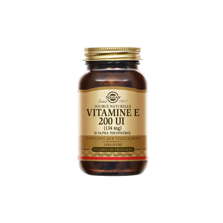 Solgar Natural Source Vitamin E 134mg (200 IU) 50 Softgels