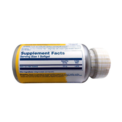 Solaray Vitamin E 670mg (1,000 IU) 60 Softgels