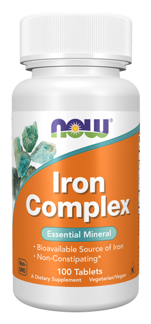NOW Iron Complex - 100 Tablets