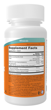 NOW Iron Complex - 100 Tablets