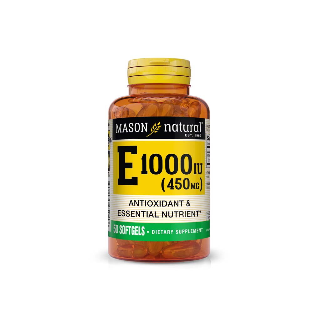 Mason Natural Vitamin E 450mg (1,000 IU) 50 Softgels