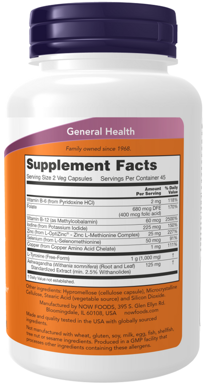 NOW Thyroid Energy - 90 Capsules