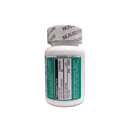 NutriLabs Folic Acid 5mg 30 Capsules