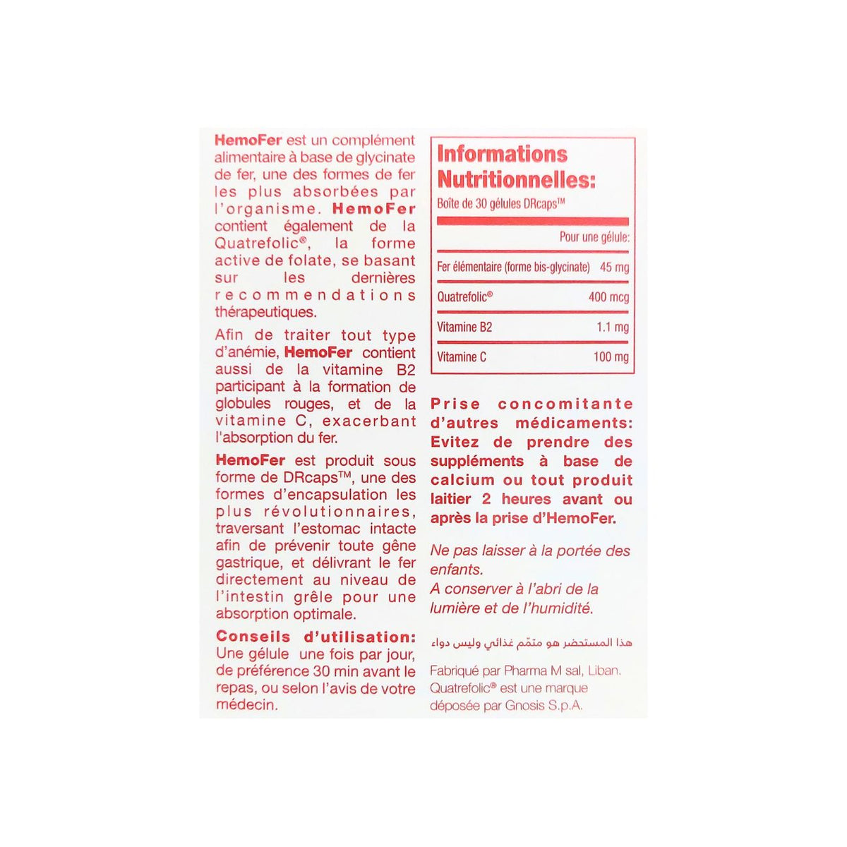Green Made HemoFer 30 Capsules