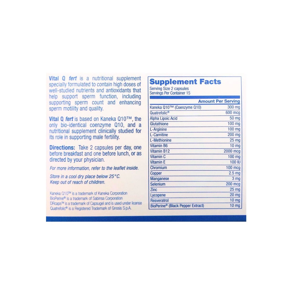 Green Made Vital QFert 30 Capsules