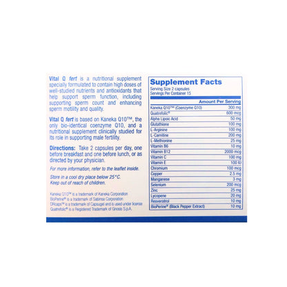 Green Made Vital QFert 30 Capsules