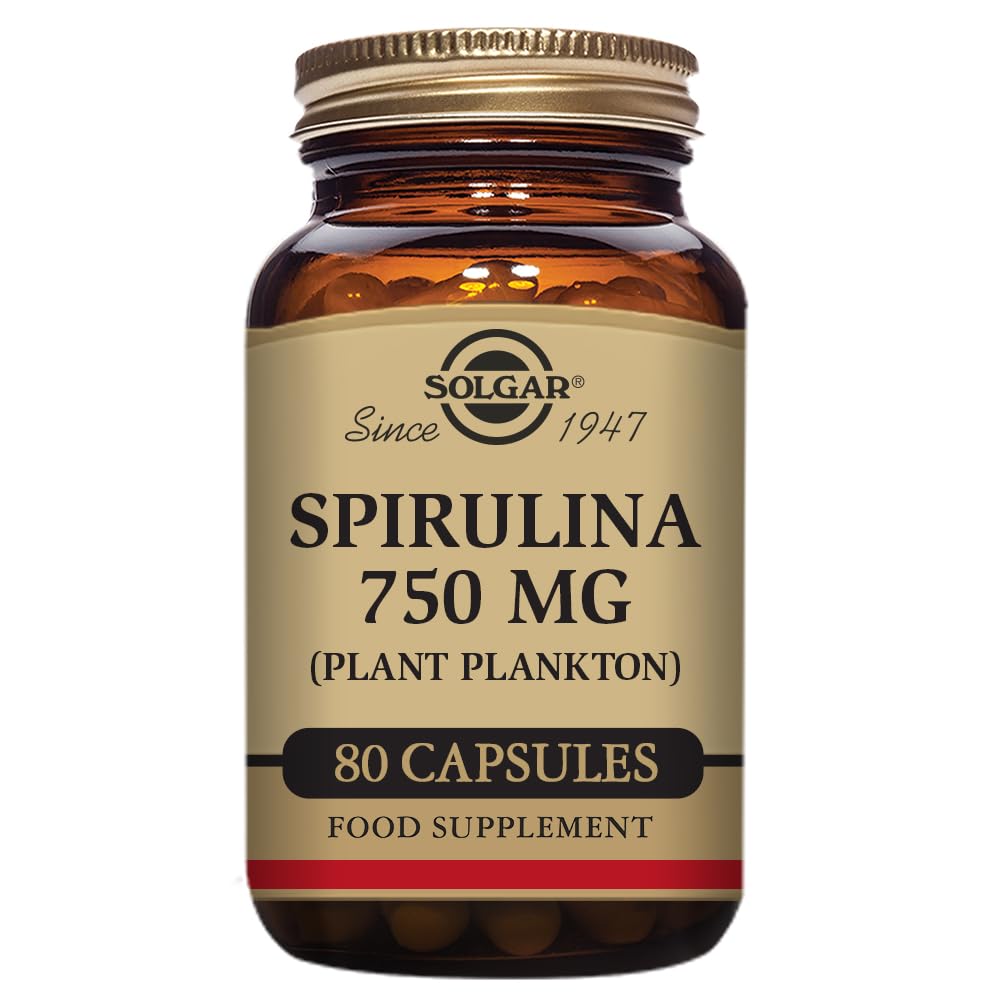 Solgar Spirulina 750mg - 80 Tablets
