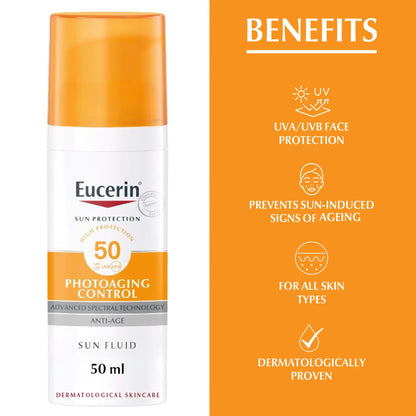 Eucerin Sun Fluid Photoaging Control SPF50