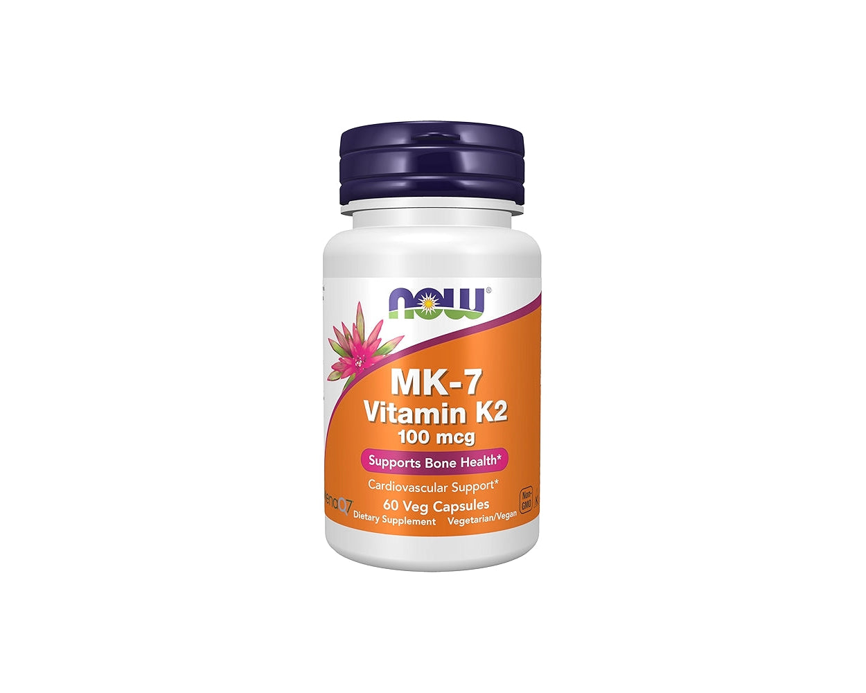 NOW MK-7 Vitamin K2 100mcg - 60 Capsules