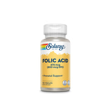 Solaray Folic Acid 800mcg 100 VegCaps