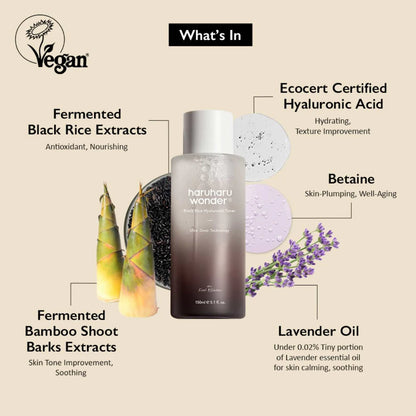 Haruharu Black Rice Hyaluronic Toner