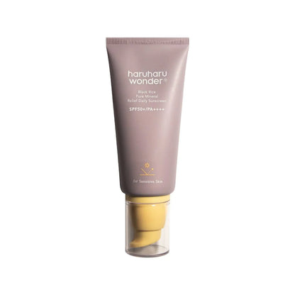 Haruharu Black Rice Pure Mineral Relief Daily Sunscreen SPF50+ PA++++