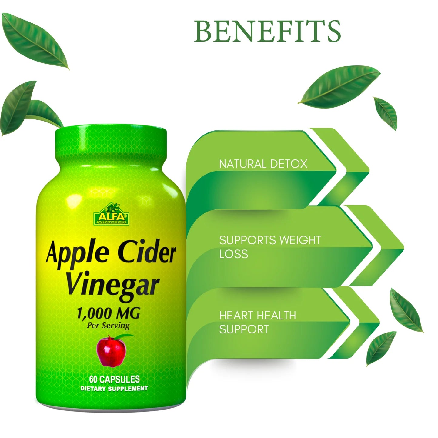 Apple Cider Vinegar 1,000mg