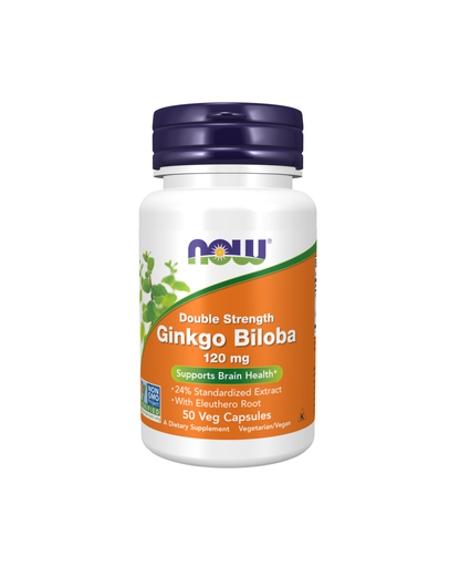 NOW Ginko Biloba 120mg - 50 Capsules