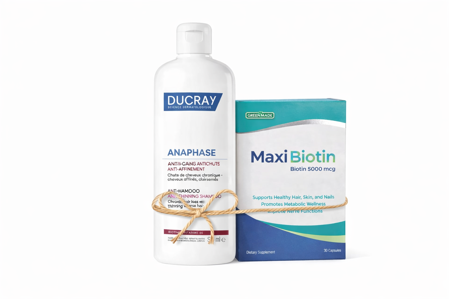 حزمة دعم قوة الشعر وفروة الرأس