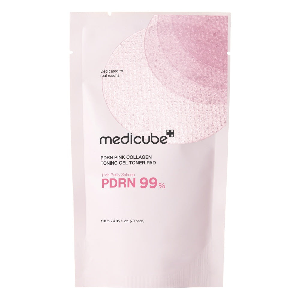 Medicube PDRN Pink Collagen Toning Gel Toner Pad