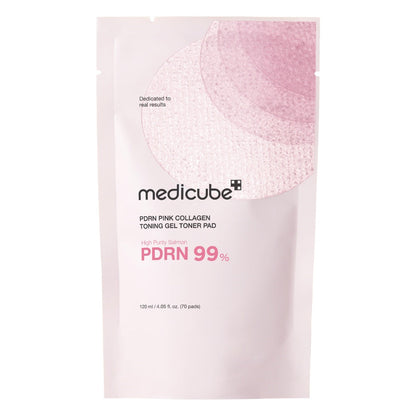 Medicube PDRN Pink Collagen Toning Gel Toner Pad