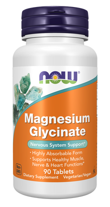 NOW Magnesium Glycinate - 90 Tablets