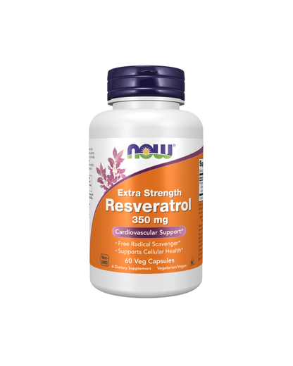 NOW Resveratrol 350mg - 60 Capsules