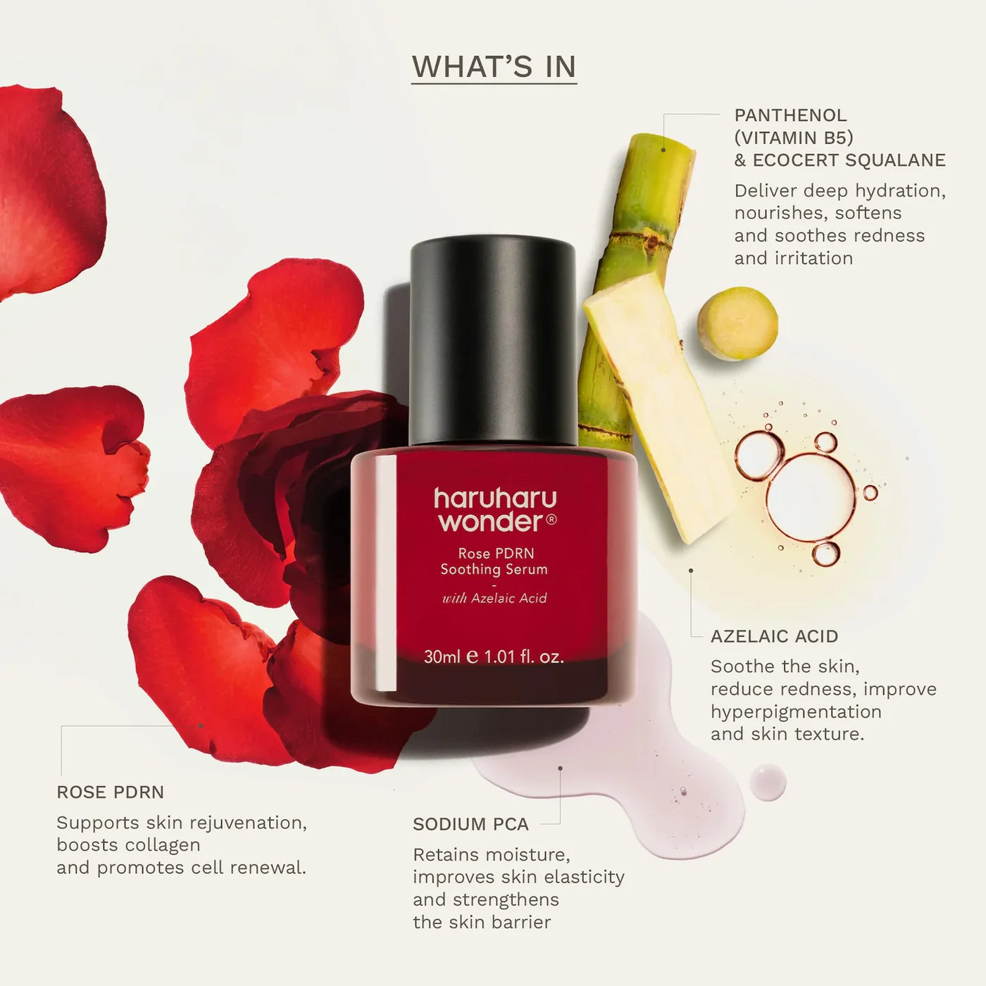 Haruharu Rose PDRN Soothing Serum