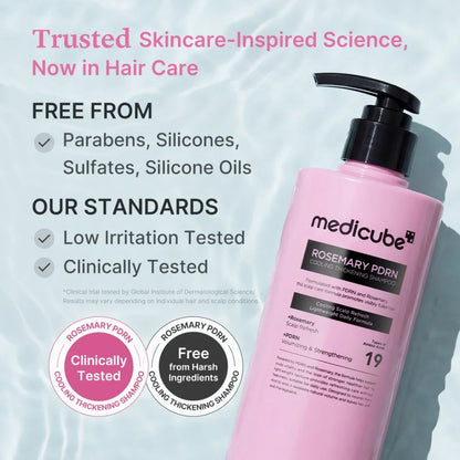 Medicube Rosemary PDRN Cooling Thickening Shampoo