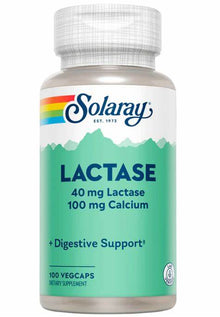Solaray Lactase + Calcium 100 tabs
