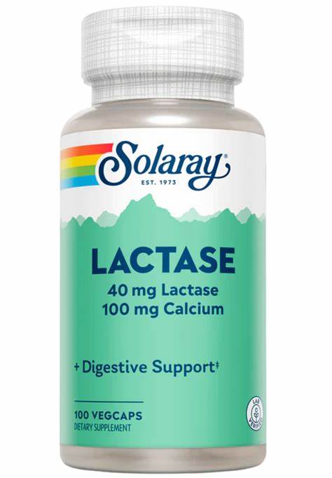 Solaray Lactase + Calcium 100 tabs