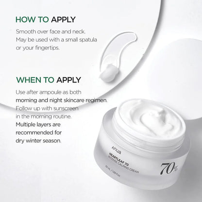 Heartleaf 70% Intense Calming Cream