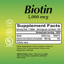 Biotin 5,000mcg