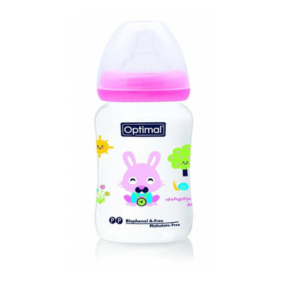 Optimal PP Wide Neck Feeding Bottle