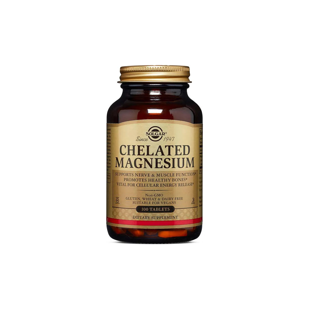 Chelated Magnesium (Biglycinate) - 100 Tabs