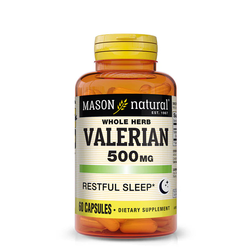 Mason Naturals Valerian 500mg - 60 Capsules