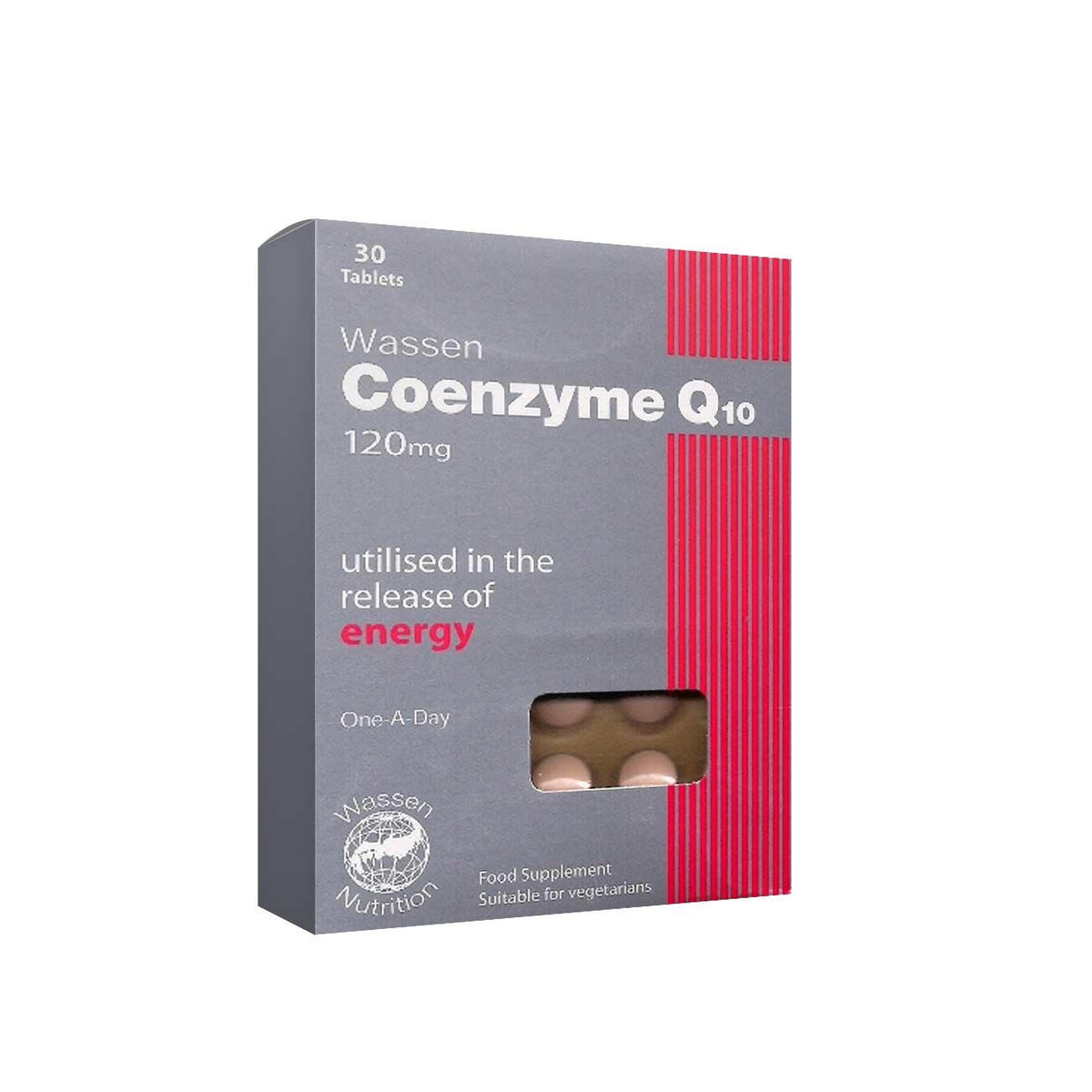 Wassen Coenzyme Q10 120mg 30 Tablets